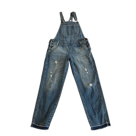 Abercrombie & Fitch Blue Denim Overalls - Picture 8 of 15